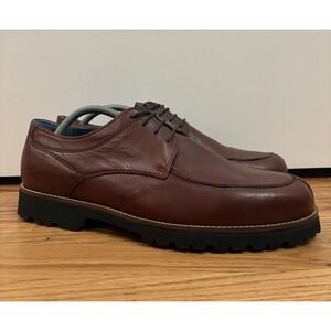 Robert Zur Men's Antonio True Glove Lace-Up Oxford‎ Shoes Luggage Size 11 NWOB